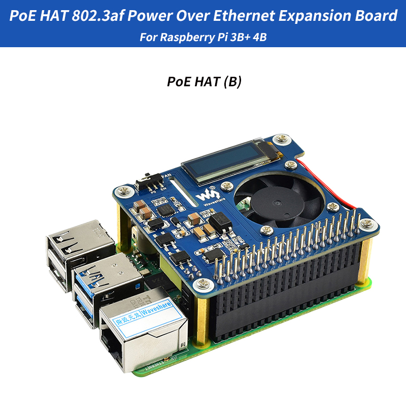 Power Over Ethernet - Raspberry Pi Power Over Ethernet Expansion