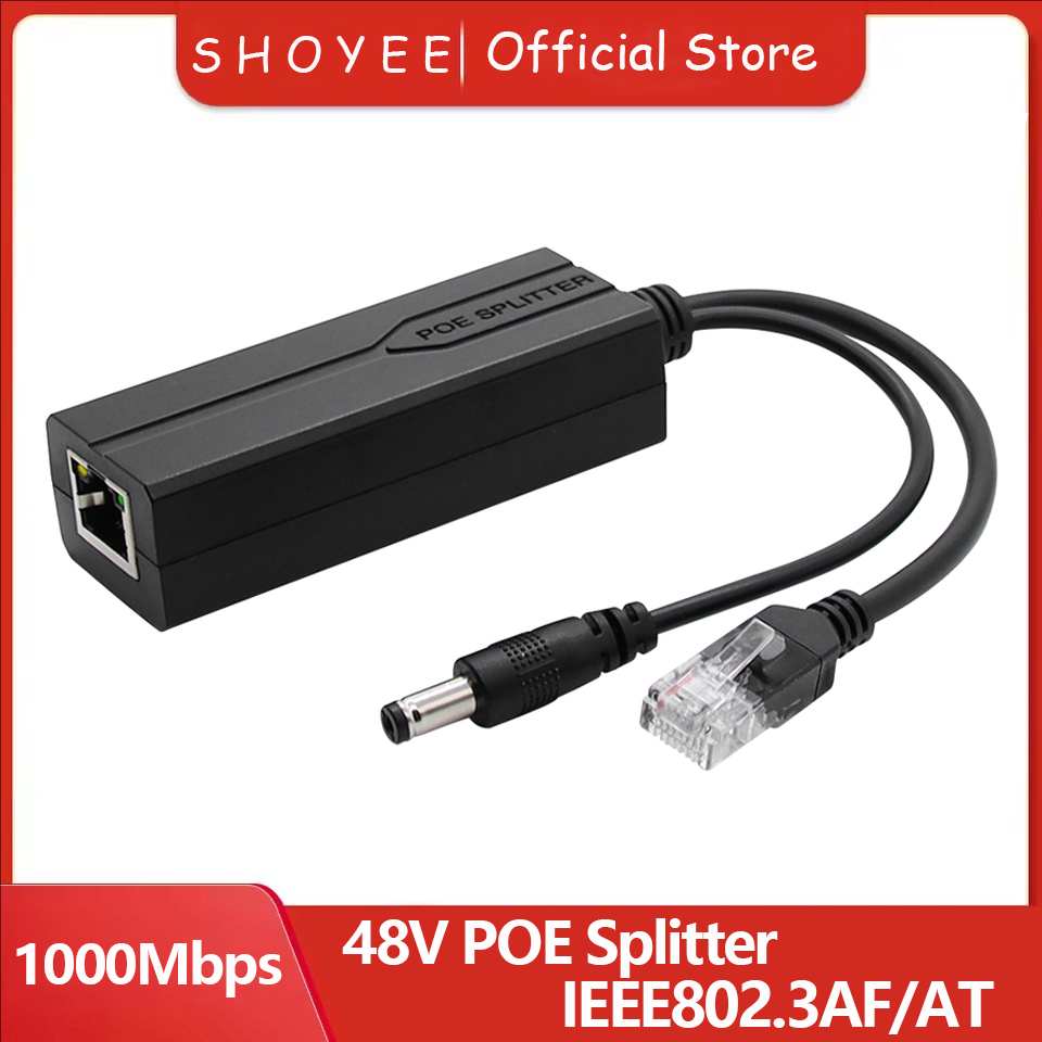 Power Over Ethernet - POE Splitter 48V to 12V/5V IEEE