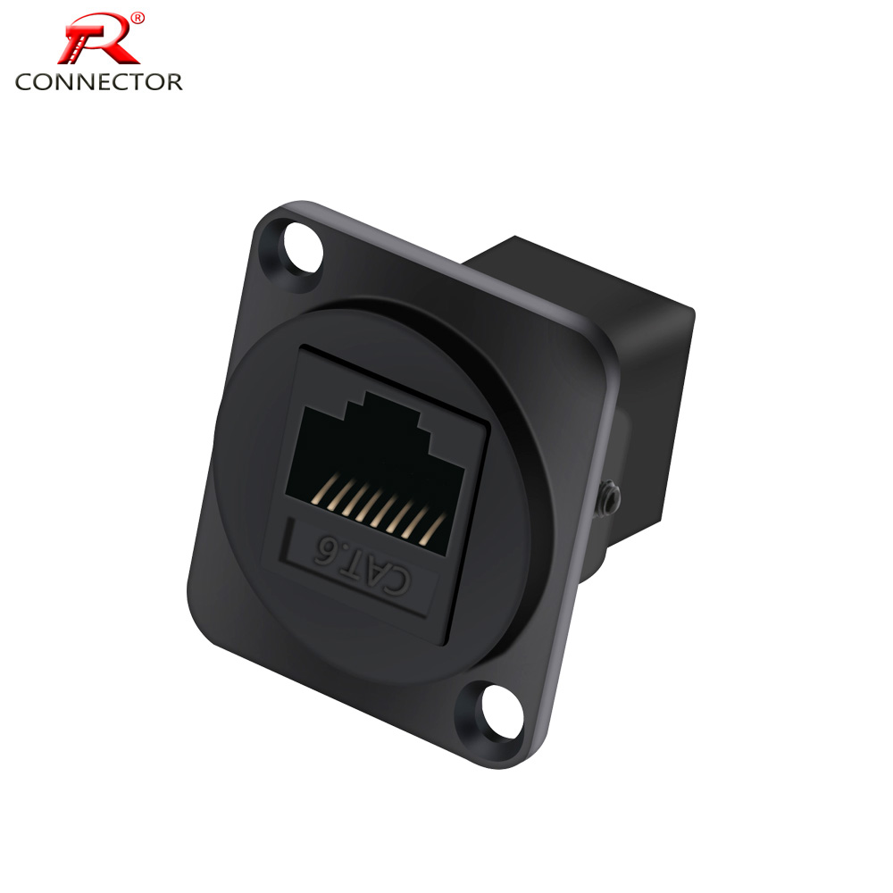 Patch Panel Cat6 - 1PC RJ45 Connector, CAT.6, D type,