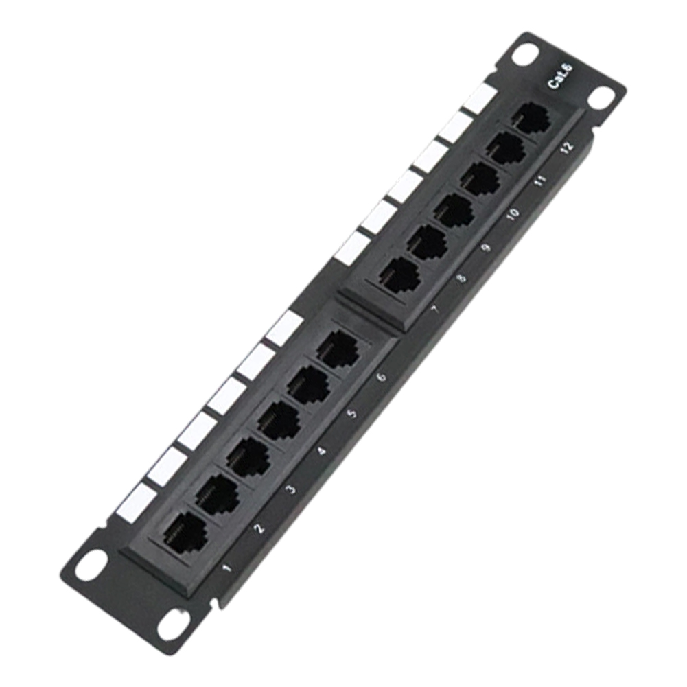 Patch Panel Cat6 - 12 Port CAT5A CAT6 Wall Mount