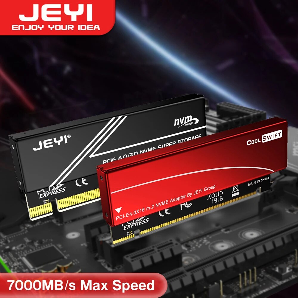 JEYI M.2 NVME To PCIE 4.0 X16  - огляд і ціна Samsung Ssd 980 Pro