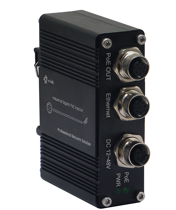 EN50155 Industrial M12 PoE Inj - огляд і ціна Power Over Ethernet