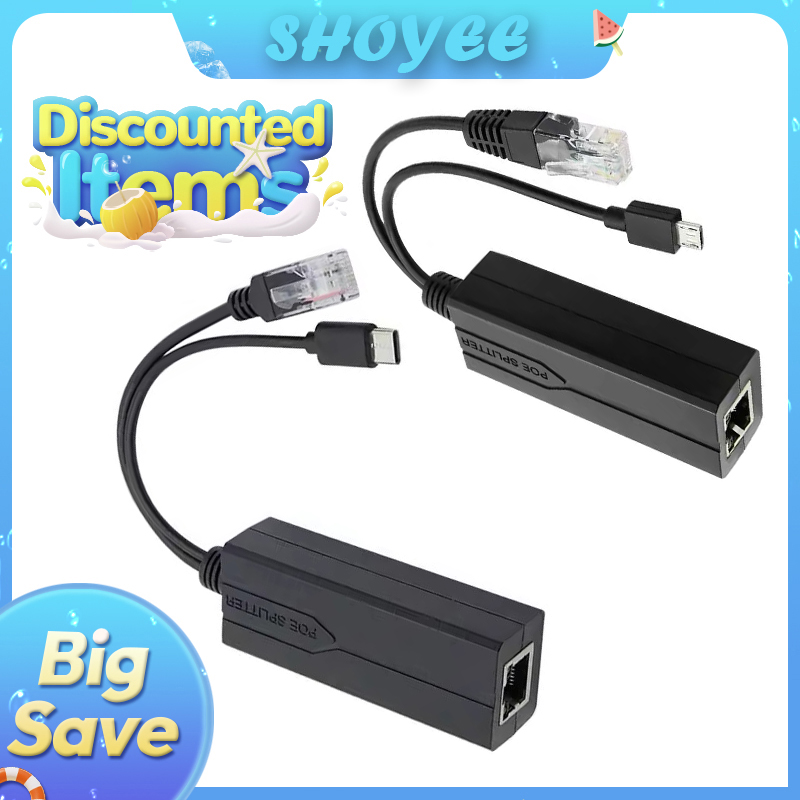 POE Splitter 48V to 5V Micro U - огляд і ціна Power Over Ethernet