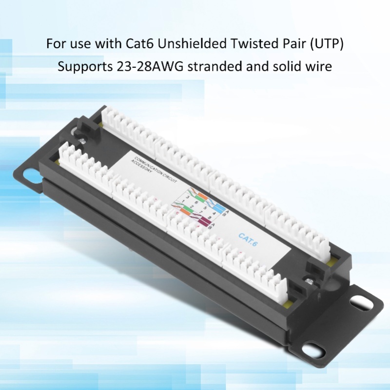 8 Ports Wall Mount Network Pat - огляд і ціна Patch Panel Cat6