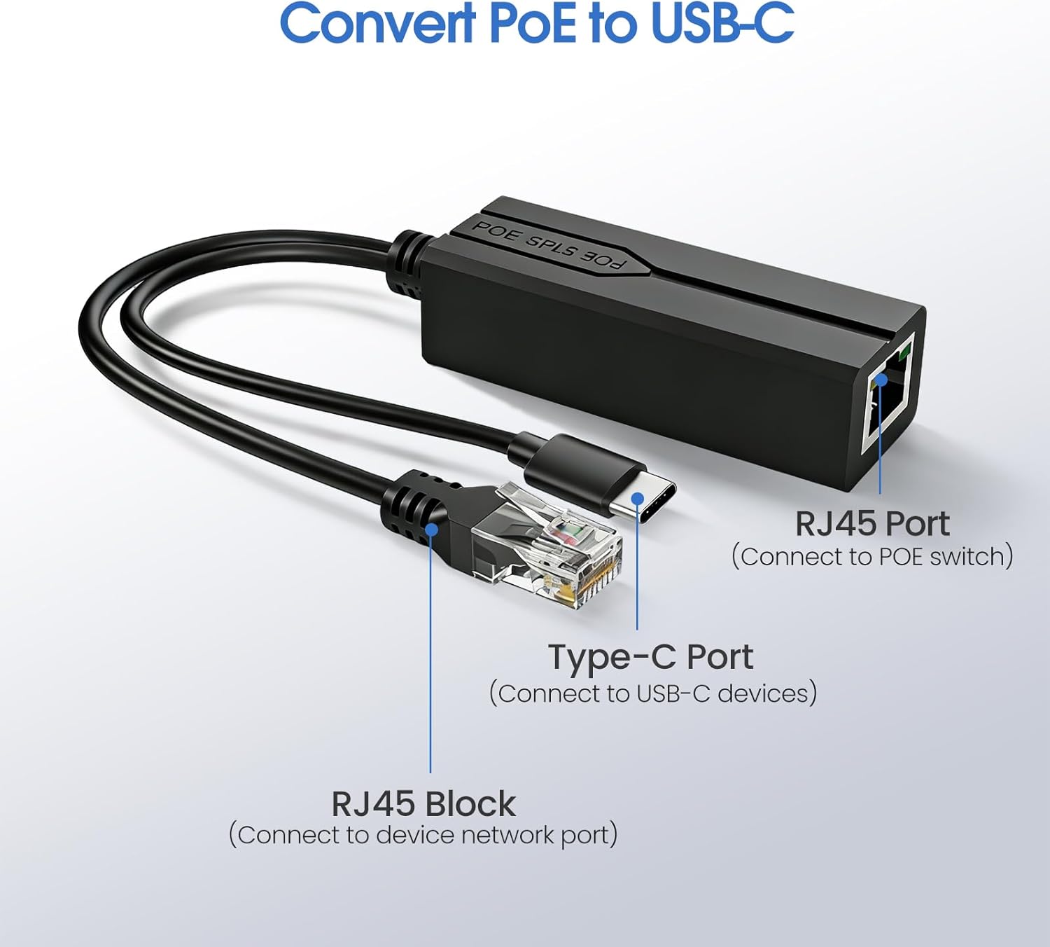 New POE Splitter 48V to 5V USB - огляд і ціна Power Over Ethernet
