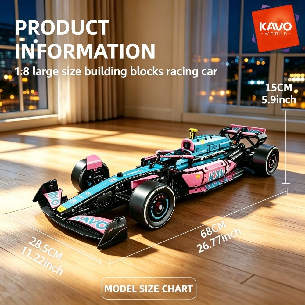 KAVOWORLD 1:8 Pink-blue Formul - огляд і ціна Tech Office Building