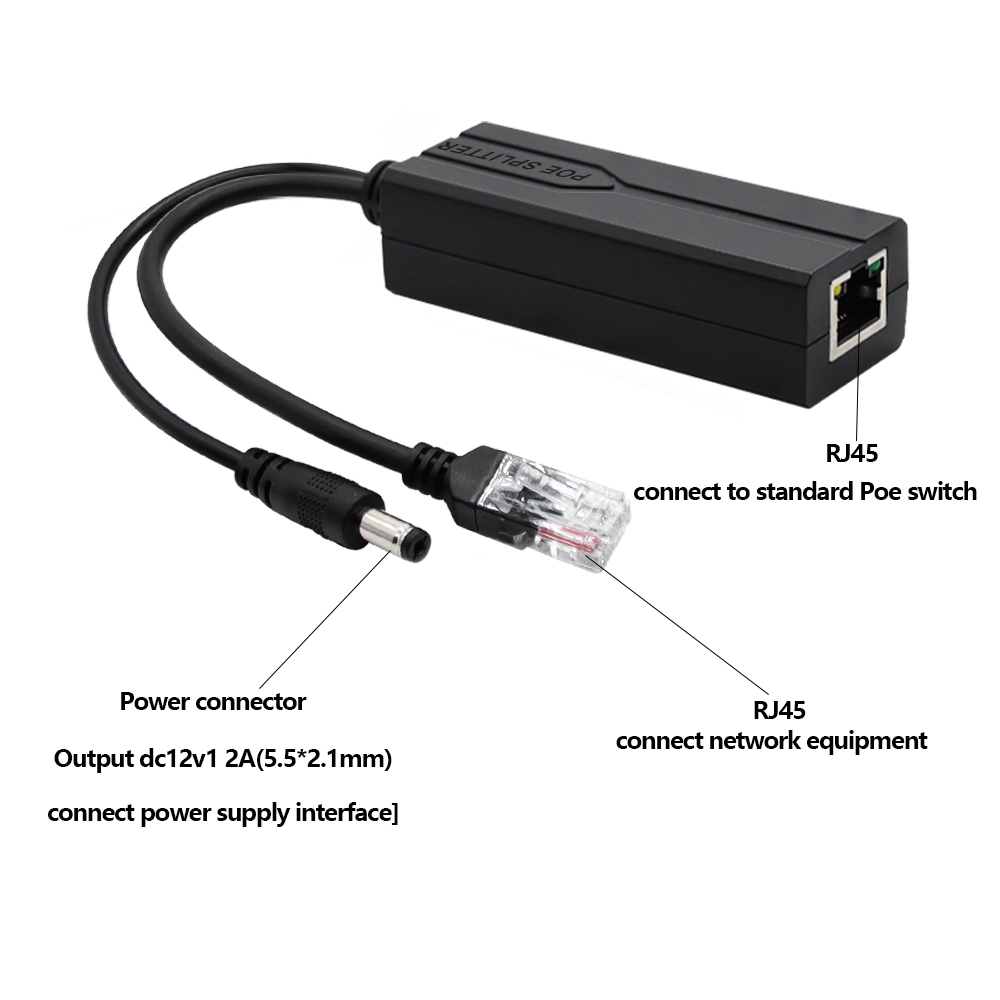 POE Splitter 48V to 12V/5V IEE - огляд і ціна Power Over Ethernet