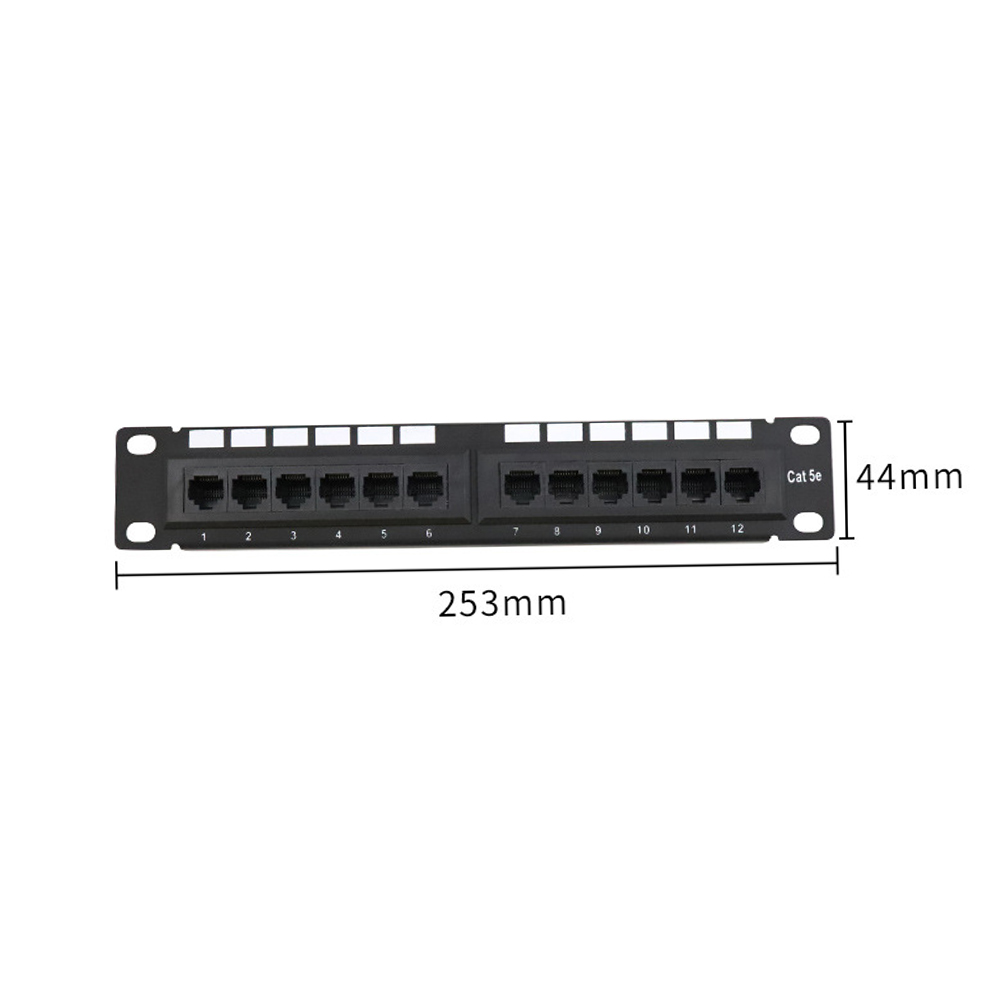 12 Port CAT5A CAT6 Wall Mount  - огляд і ціна Patch Panel Cat6