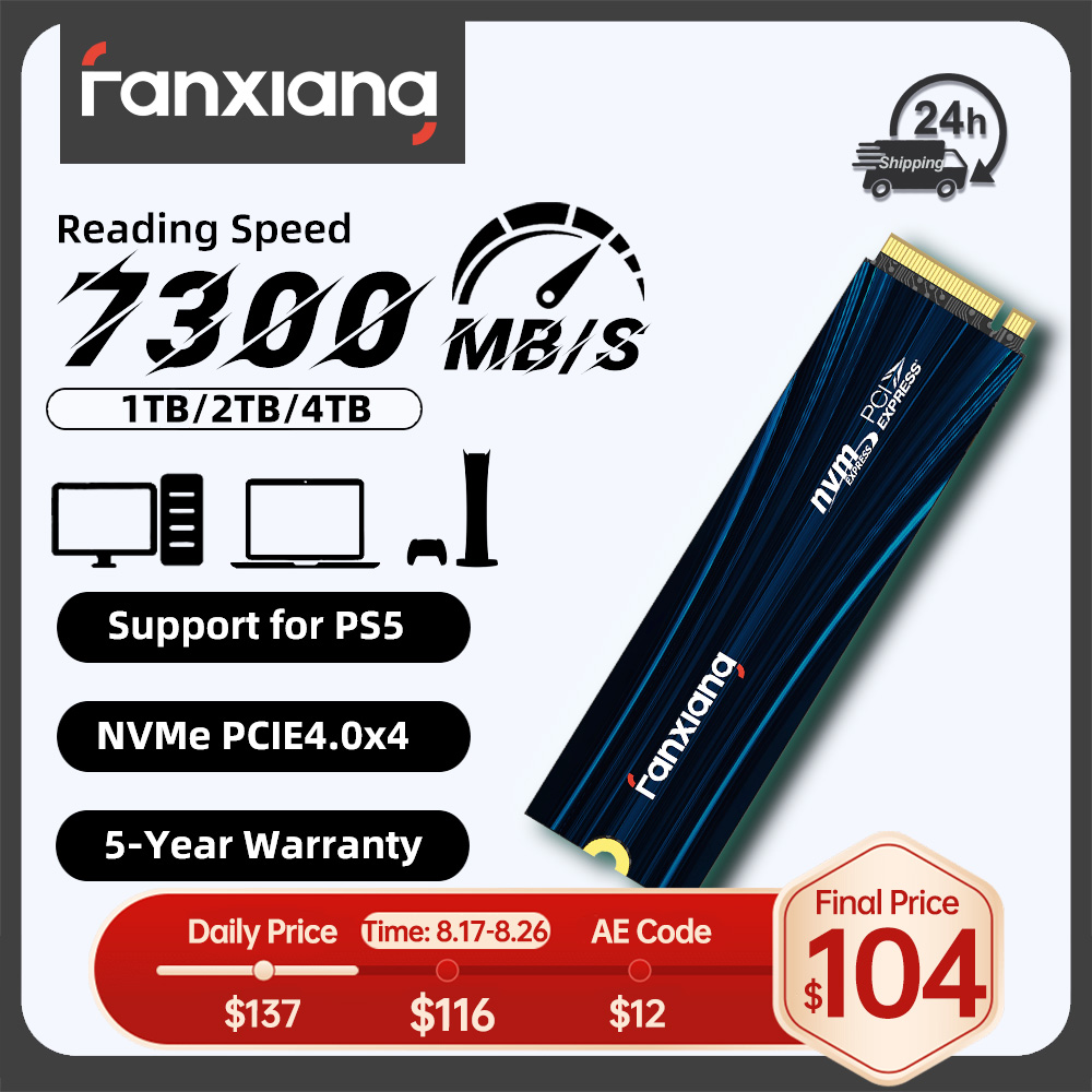Fanxiang S880E/S880ER 7100MB/s - огляд і ціна Samsung Ssd 980 Pro